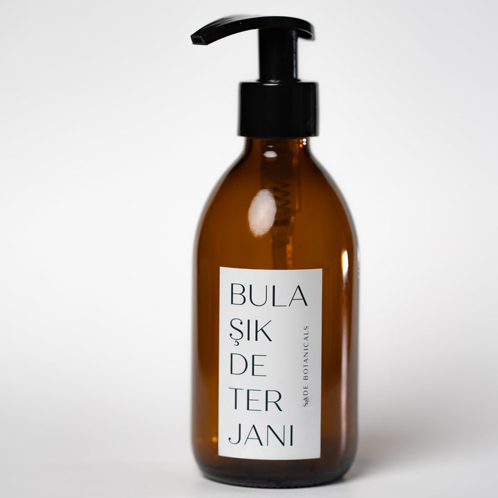 Amber Cam Şişe - Bulaşık Deterjanı - Pompalı - 250 mL