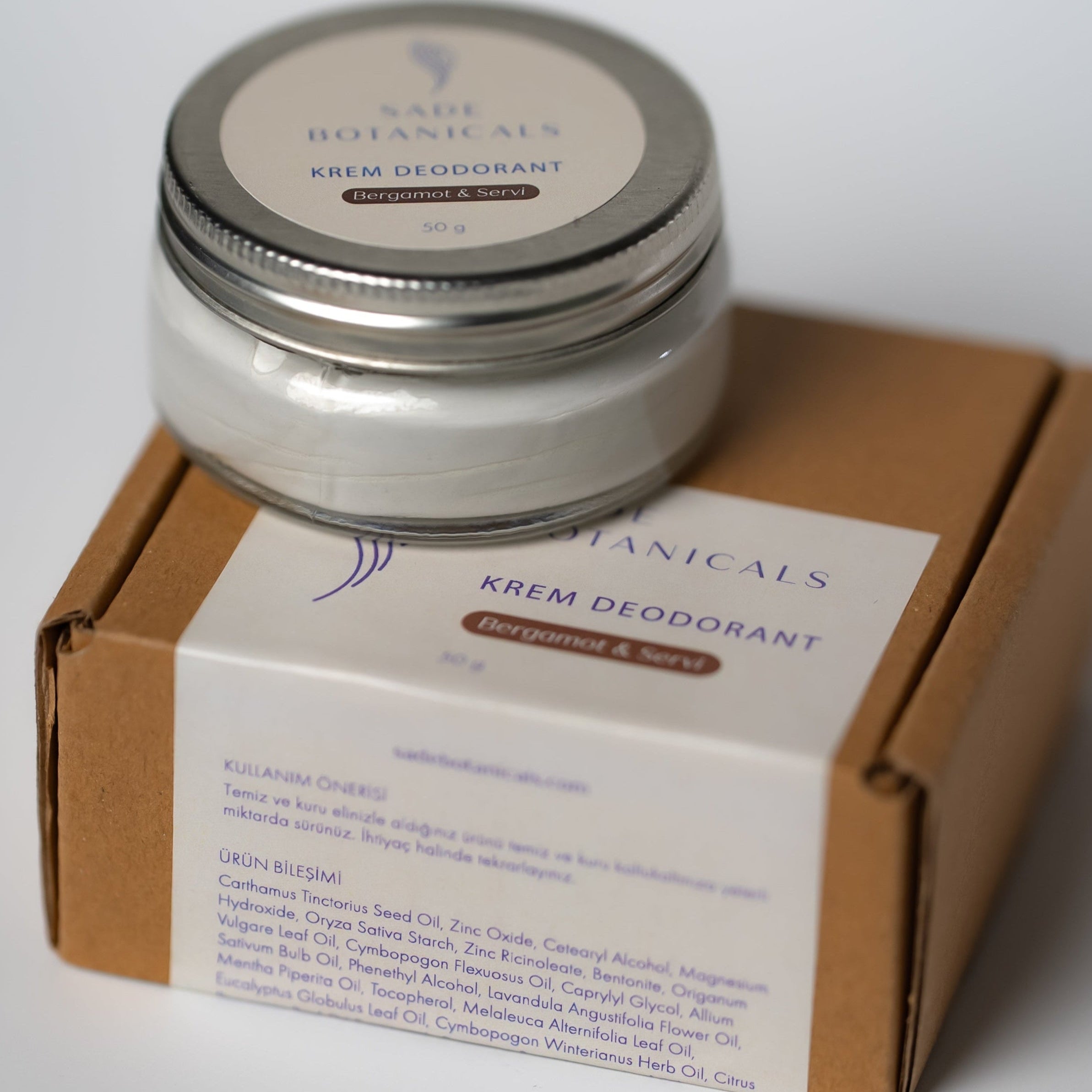 Krem Deodorant - Bergamot & Servi